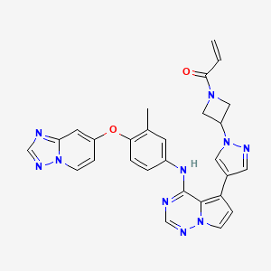 molecular formula C28H24N10O2 B12366785 Her2-IN-17 