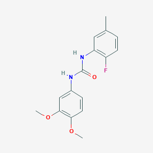 1-(3,4-Dimethoxyphenyl)-3-(2-fluoro-5-methylphenyl)urea
