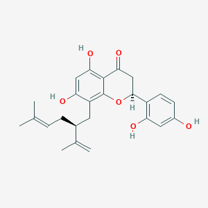 molecular formula C25H28O6 B1236682 Nor-kurarinone 