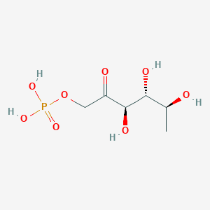 molecular formula C6H13O8P B1236689 L-Fuculose 1-phosphate 