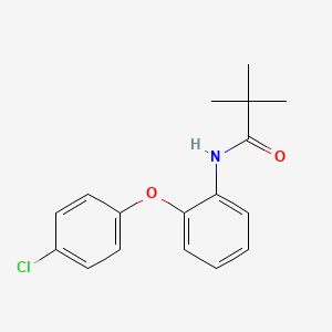 molecular formula C17H18ClNO2 B12367017 TCMDC-137332 