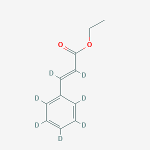 molecular formula C11H12O2 B12367085 Ethyl cinnamate-d7 