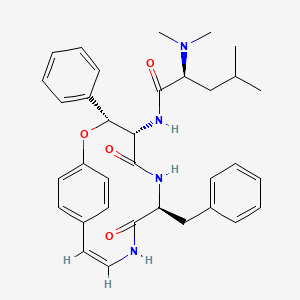 molecular formula C34H40N4O4 B1236709 Crenatine A CAS No. 52801-20-4