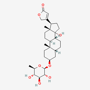 molecular formula C29H44O8 B12367173 Digitoxigenin-3-O-|A-D-quinovoside CAS No. 40950-57-0