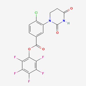 molecular formula C17H8ClF5N2O4 B12367193 E3 ligase Ligand 25 