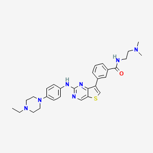 molecular formula C29H35N7OS B12367282 SLC3037 