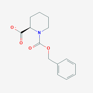 molecular formula C14H16NO4- B12367306 (R)-1-N-Cbz-pipecolinic acid 