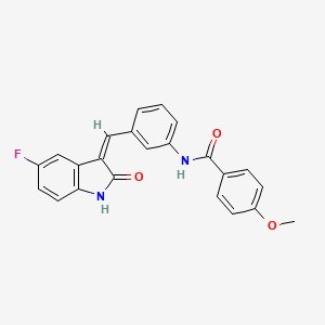 molecular formula C23H17FN2O3 B12367362 XL44 
