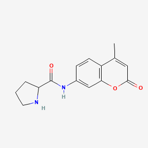 molecular formula C15H16N2O3 B12367648 Glp-Asn-Pro-AMC 