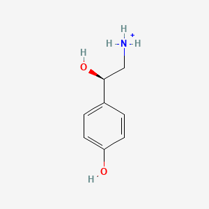 (2R)-2-hydroxy-2-(4-hydroxyphenyl)ethan-1-aminium