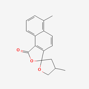 4',6-Dimethylspiro[benzo[g][2]benzofuran-3,2'-oxolane]-1-one