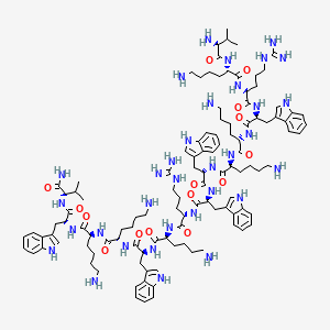 molecular formula C113H167N33O15 B12367721 LZ1 peptide 