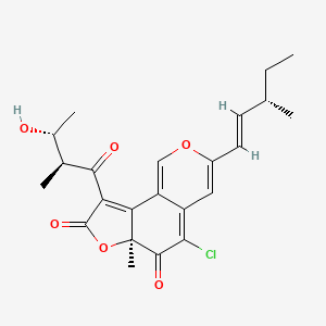molecular formula C23H25ClO6 B1236777 Chaetoviridin A CAS No. 128252-98-2