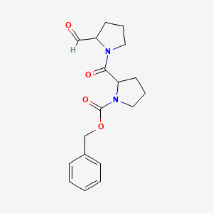 molecular formula C18H22N2O4 B12367826 Z-Pro-Pro-CHO 