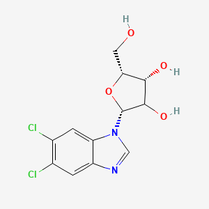 (2R,4R,5R)-2-(5,6-dichloro-1-benzimidazolyl)-5-(hydroxymethyl)oxolane-3,4-diol