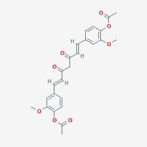 molecular formula C25H24O8 B012368 二乙酰姜黄素 CAS No. 19697-86-0