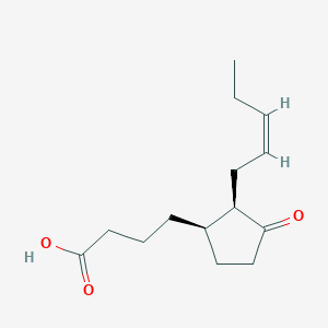molecular formula C14H22O3 B1236800 (9R,13R)-1a,1b-dihomo-jasmonic acid 