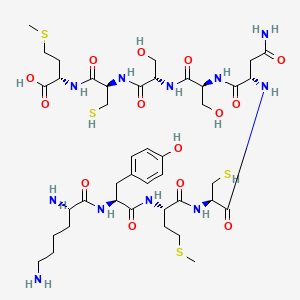 molecular formula C41H67N11O14S4 B12368044 p53 (232-240) 