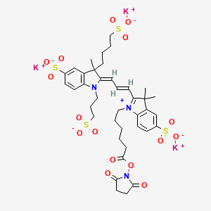 molecular formula C39H46K3N3O16S4 B12368062 AF 555 NHS ester 