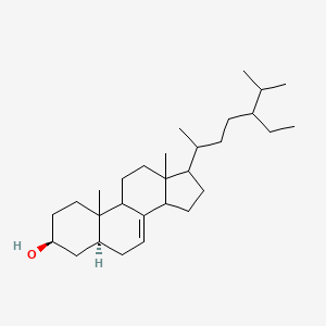 molecular formula C29H50O B1236808 Stigmast-7-en-3-ol, (3beta,5alpha)- 