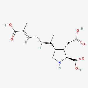 molecular formula C15H21NO6 B1236813 Isodomoic acid B CAS No. 101977-25-7