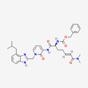molecular formula C34H40N6O5 B12368165 TG-2-IN-4 
