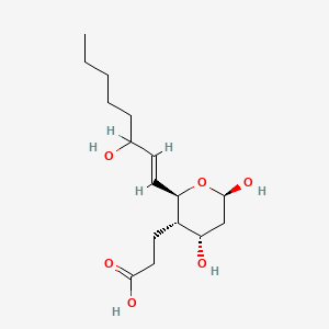 molecular formula C16H28O6 B1236818 Tetranorthromboxane B2 CAS No. 76123-48-3