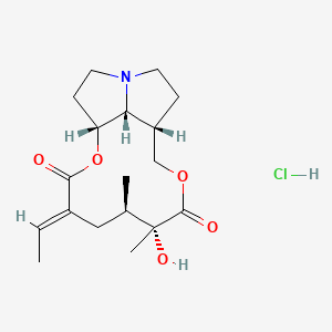 molecular formula C18H28ClNO5 B1236819 Platiphillin hydrochloride CAS No. 66641-38-1