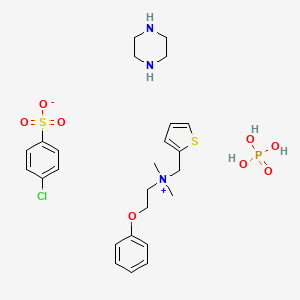 molecular formula C25H37ClN3O8PS2 B1236825 Thenatol CAS No. 66555-52-0
