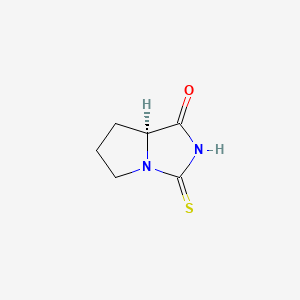 molecular formula C6H8N2OS B1236826 Proline thiohydantoin CAS No. 61160-12-1