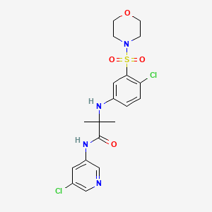 molecular formula C19H22Cl2N4O4S B12368346 WJM-715 