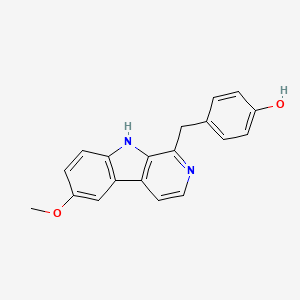 molecular formula C19H16N2O2 B1236838 Ceceline CAS No. 76525-09-2