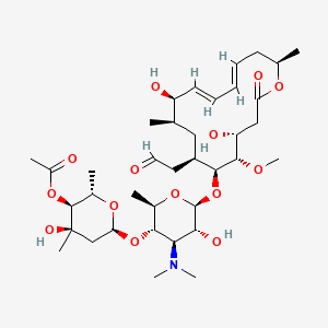 molecular formula C37H61NO14 B1236839 Leucomycin A9 CAS No. 18361-49-4