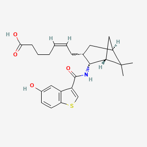(Z)-7-[(1R,2R,3R,5S)-2-[(5-hydroxy1-benzothiophene-3-carbonyl)amino]-7,7-dimethyl-3-bicyclo[3.1.1]heptanyl]hept-5-enoic acid