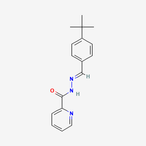 N-[(E)-(4-tert-butylphenyl)methylideneamino]pyridine-2-carboxamide