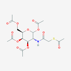 molecular formula C18H25NO11S B12368533 Ac5GalNTGc epimer 