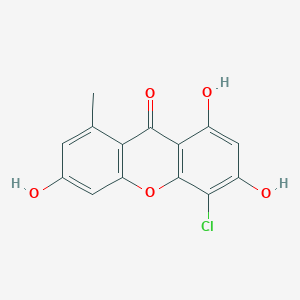 molecular formula C14H9ClO5 B1236855 Chloronorlichexanthone CAS No. 65658-58-4