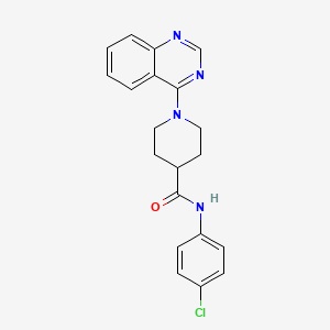 molecular formula C20H19ClN4O B12368587 Anticancer agent 223 