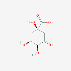 molecular formula C7H9O6- B1236863 3-Dehydroquinate 