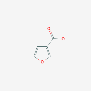 molecular formula C5H3O3- B1236865 3-Furoate 