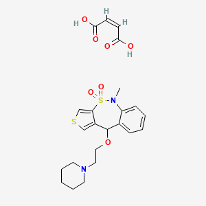 molecular formula C23H28N2O7S2 B12368703 EBOV-IN-8 