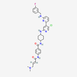 molecular formula C36H39ClFN7O2 B12368733 XPW1 