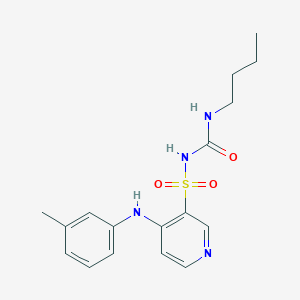 molecular formula C17H22N4O3S B123688 Desisopropyl butyl torsemide CAS No. 160972-33-8