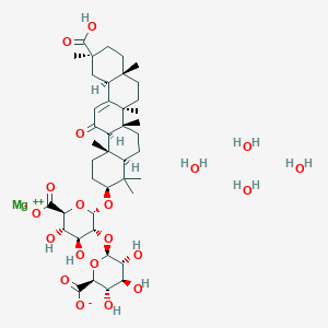 molecular formula C42H68MgO20 B12368898 Magnesium isoglycyrrhizinate hydrate CAS No. 658701-67-8