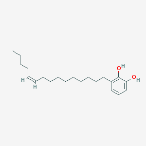 molecular formula C21H34O2 B1236896 3-(Pentadec-10-enyl)catechol CAS No. 83532-37-0