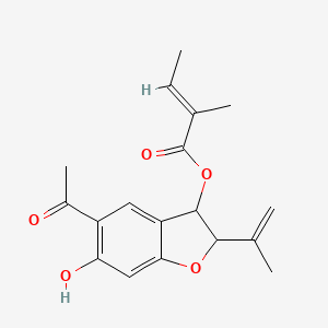 molecular formula C18H20O5 B1236899 Cistifolin CAS No. 31685-99-1