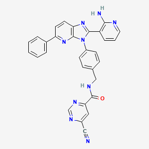 molecular formula C30H21N9O B12369017 Akt1-IN-5 
