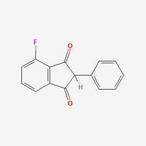molecular formula C15H9FO2 B1236906 Fluorophenindione CAS No. 52892-82-7