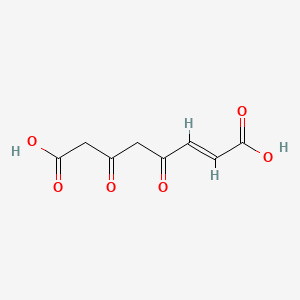 molecular formula C8H8O6 B1236925 4-Fumarylacetoacetic acid CAS No. 28613-33-4