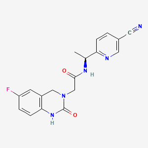 molecular formula C18H16FN5O2 B12369303 Myosin modulator 2 